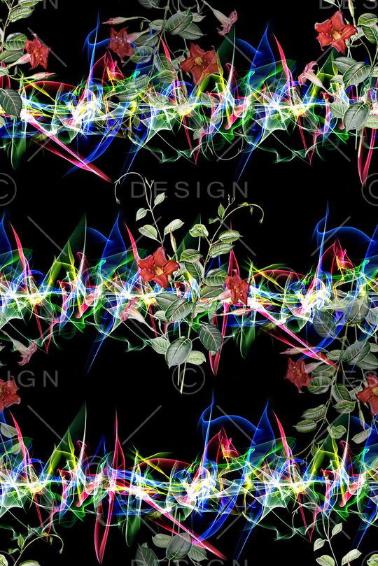 抽象渐变纹理几何彩绘数码印花印花华亿平台图片