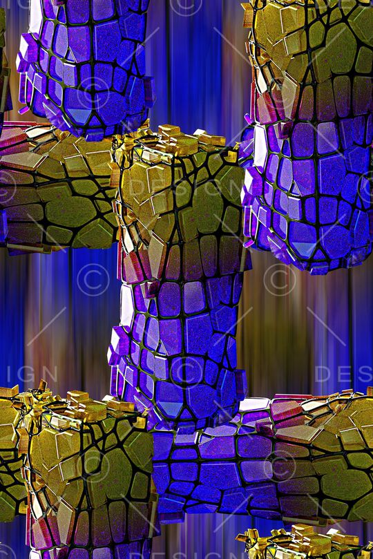 抽象彩绘几何纹理印花印花华亿平台图片