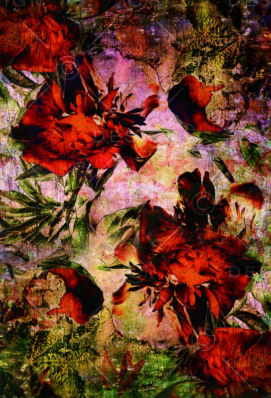 花瓣印花华亿平台图片