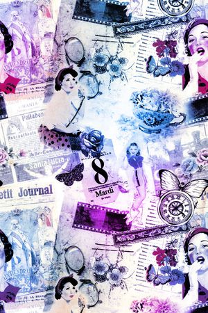 人物印花华亿平台图片