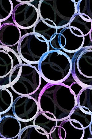 圆圈印花华亿平台图片