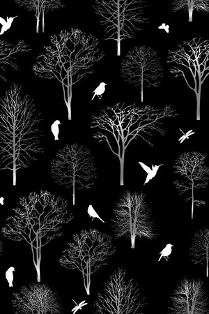 黑白印花华亿平台图片