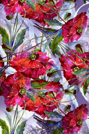 花瓣印花华亿平台图片