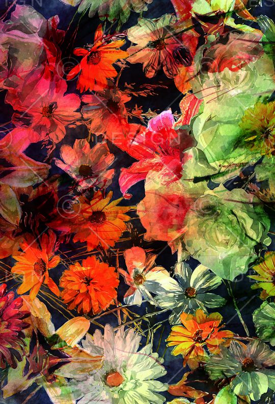 花瓣印花华亿平台图片