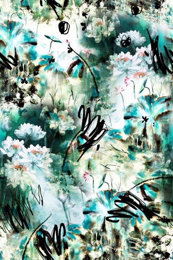 中国风印花华亿平台图片