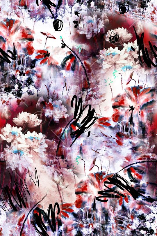 中国风印花华亿平台图片