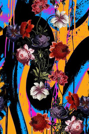 欧洲复古印花华亿平台图片