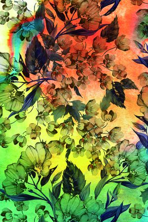 花瓣印花华亿平台图片