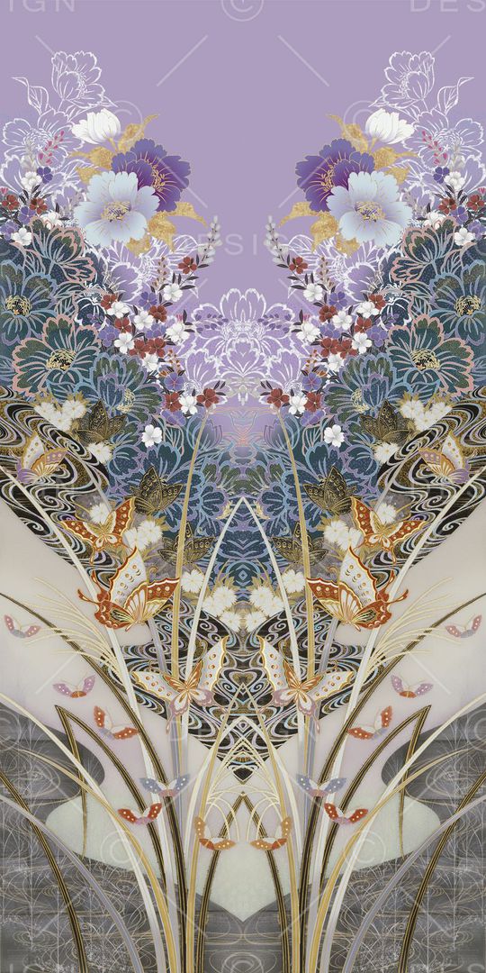 中国风印花华亿平台图片