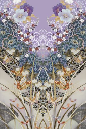 中国风印花华亿平台图片