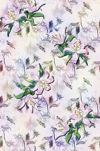 流行时尚印花华亿平台图片