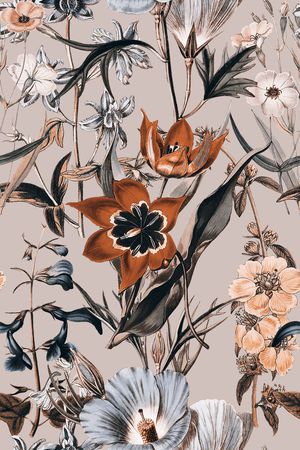 花朵印花华亿平台图片