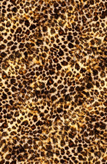 抽象手绘动物纹里豹纹数码印花印花华亿平台图片