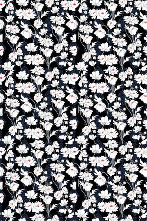 时尚花卉印花华亿平台图片