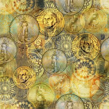 钱币印花华亿平台图片