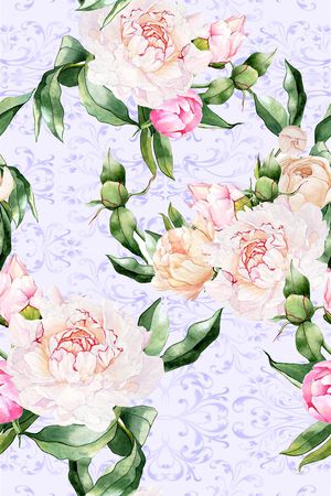 时尚花卉印花华亿平台图片