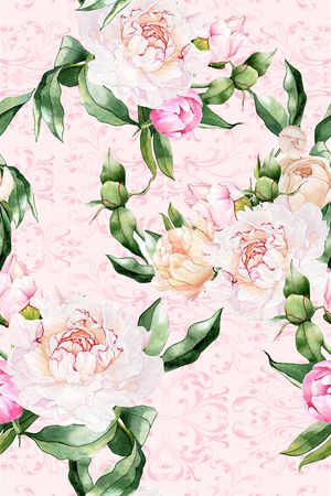 时尚花卉印花华亿平台图片