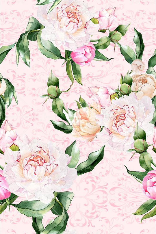 时尚花卉印花华亿平台图片