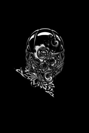 抽象手绘动物猩猩头数码印花印花华亿平台图片