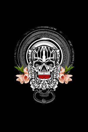 骷髅头印花华亿平台图片