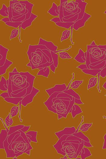 728669-玫瑰大花橙