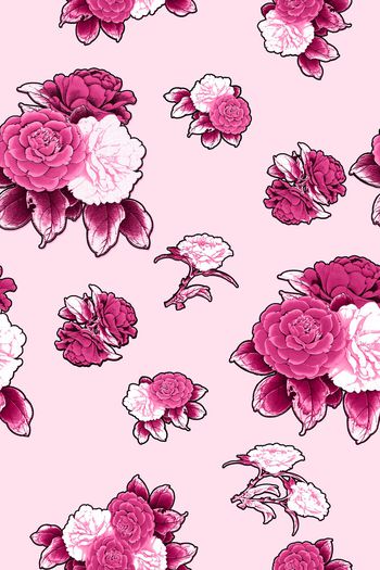 728685-石雕花 浅红