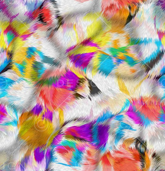 动物纹印花华亿平台图片