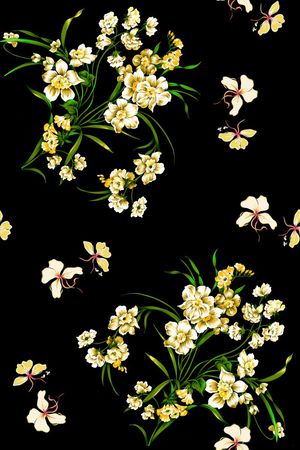 兰花印花华亿平台图片