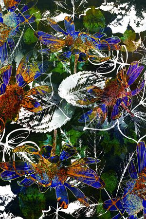 花瓣印花华亿平台图片