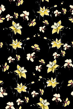 小碎花印花华亿平台图片