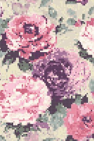 马赛克印花华亿平台图片