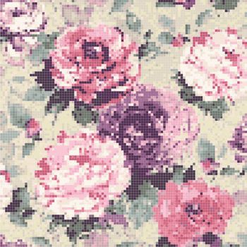 马赛克印花华亿平台图片