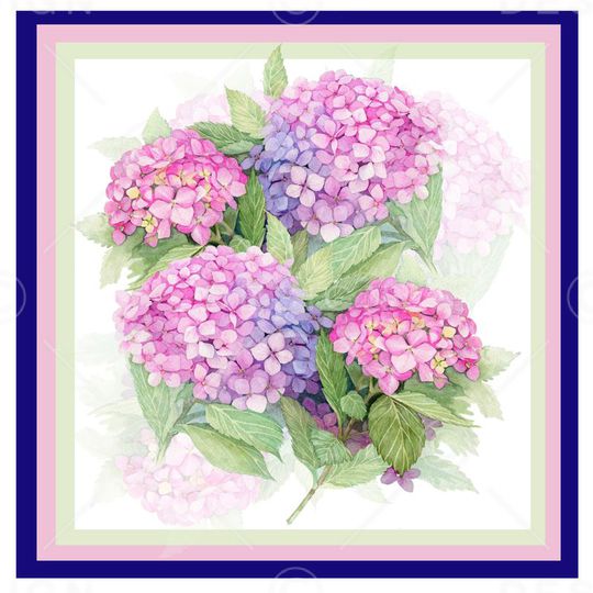 丝巾印花华亿平台图片