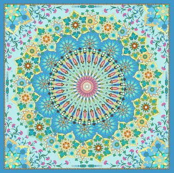 花卉纹样印花华亿平台图片