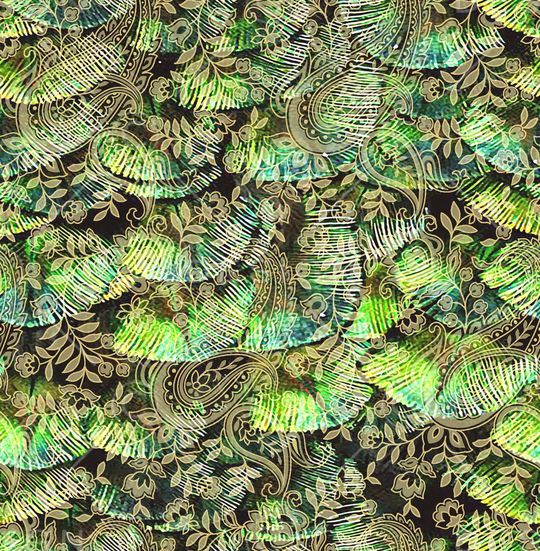 paisley印花华亿平台图片