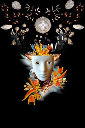 抽象印花华亿平台图片