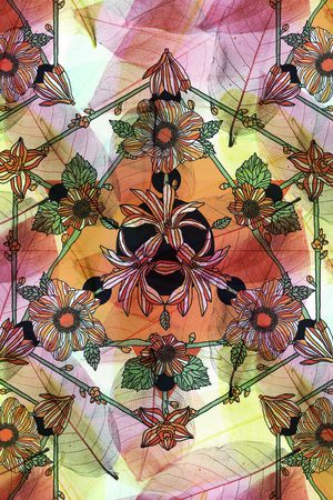 乱花印花华亿平台图片