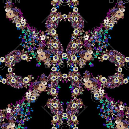 丝巾印花华亿平台图片