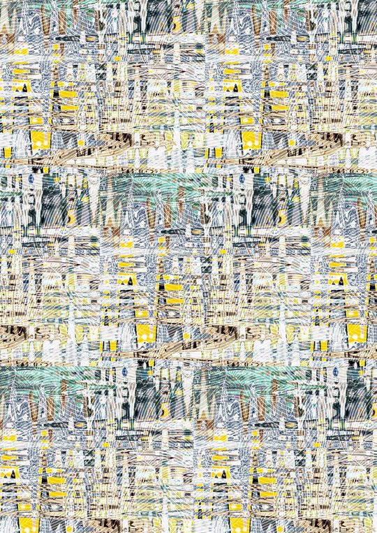 马赛克印花华亿平台图片