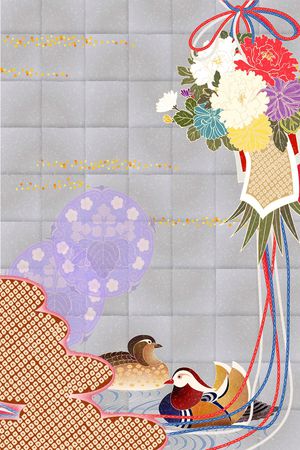 日本纹样、五彩、印花华亿平台图片