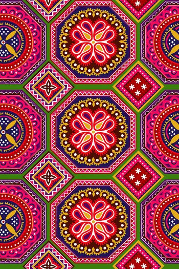 729635-伊斯兰方块瓷砖花纹