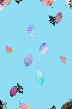 蝴蝶印花华亿平台图片