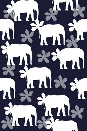 动物纹印花华亿平台图片