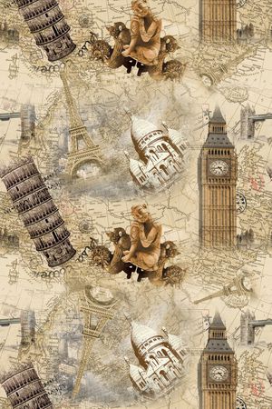 时尚女装装印花印花华亿平台图片