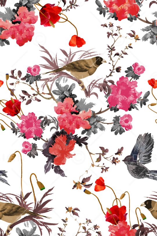 花朵印花华亿平台图片