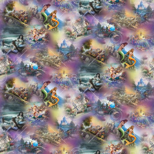 潮流梦幻风印花华亿平台图片