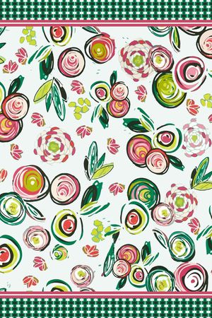 丝巾印花华亿平台图片