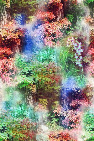 抽象印花华亿平台图片