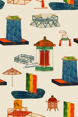 休闲印花华亿平台图片