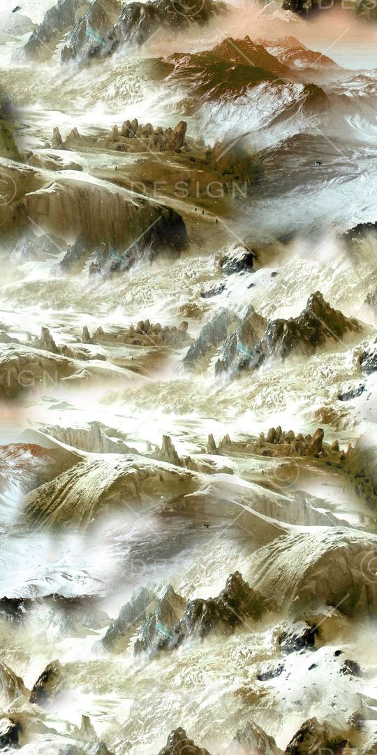 山脉印花华亿平台图片